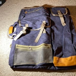 Portable art portfolio carrier. Backpack straps.